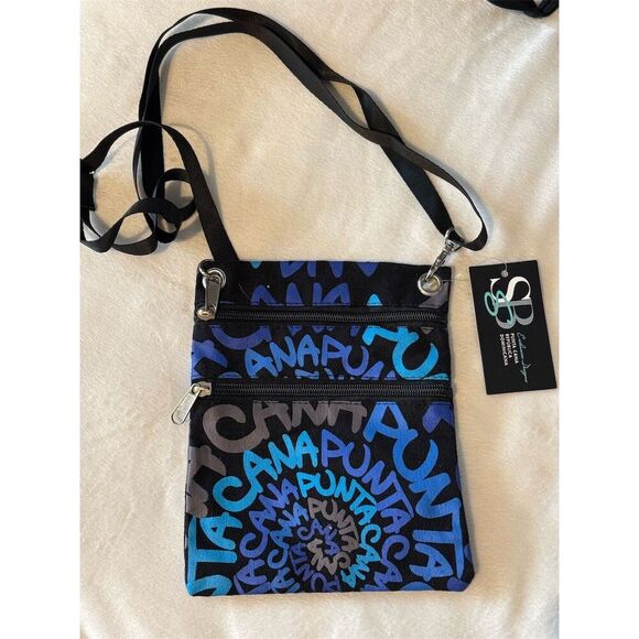 Robin Ruth Punta Cana Crossbody Bag Multicolor Unisex Adjustable Strap - Picture 1 of 6